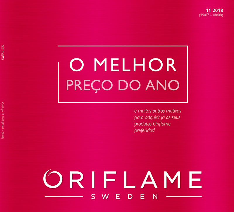 Catálogo 11 de 2018 da Oriflame