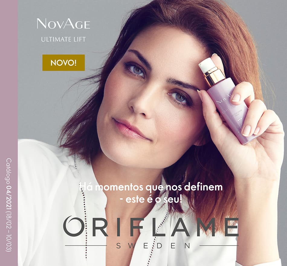 Capa do Catálogo 4 de 2021 da Oriflame