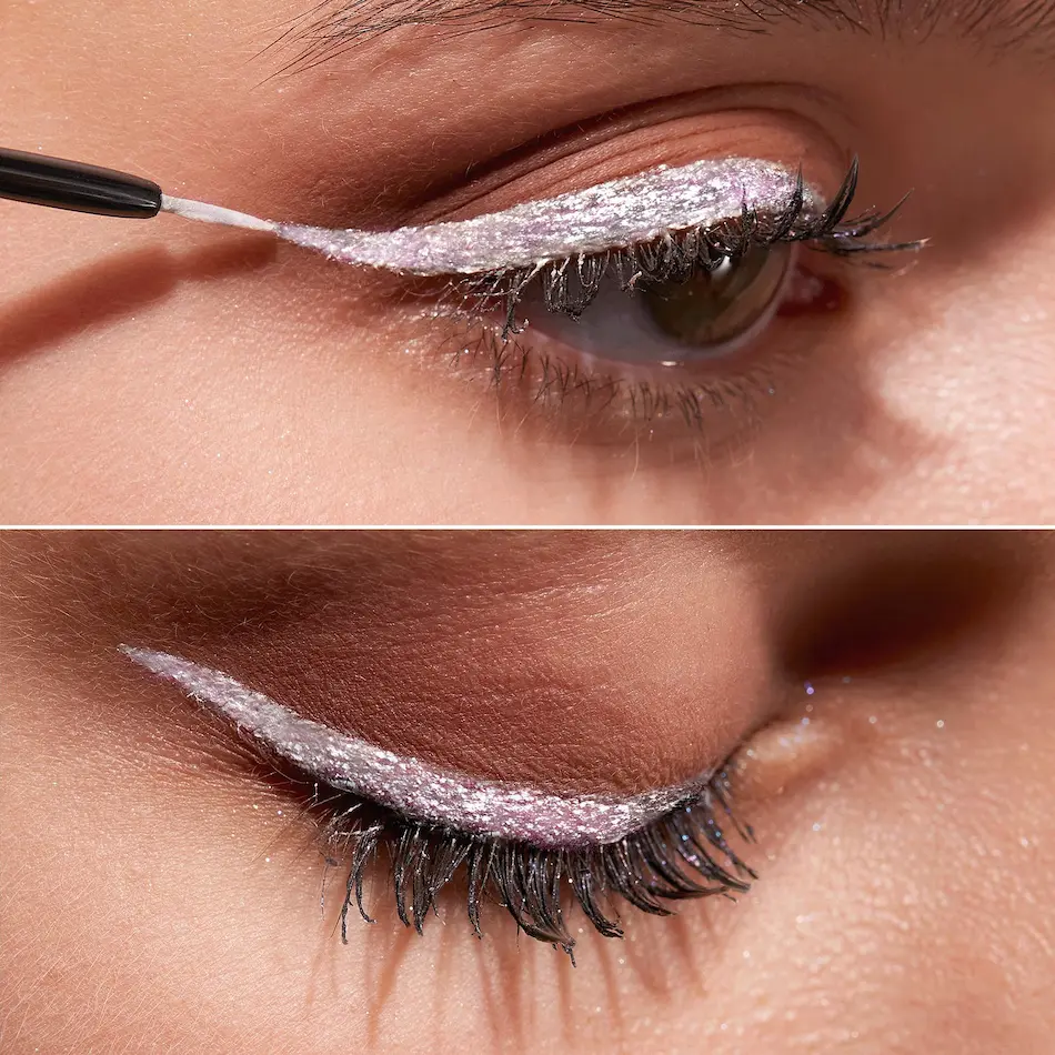 Como usar o eyeliner holográfico