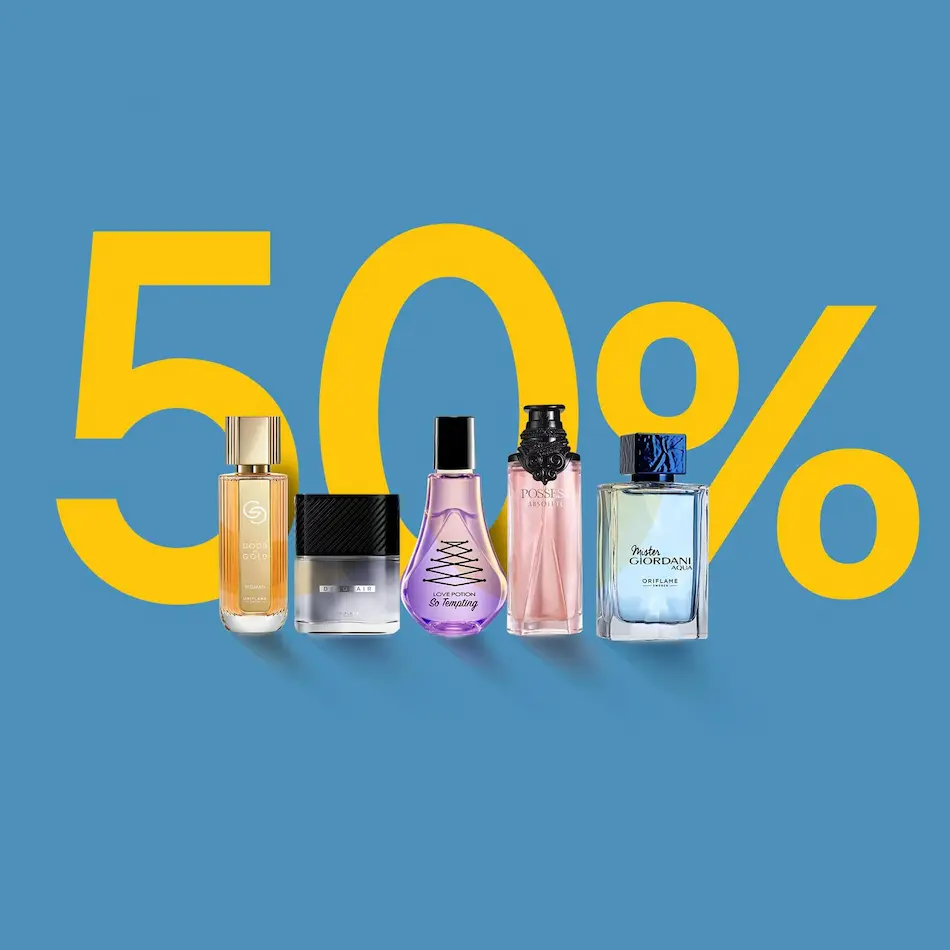 Fragrâncias com 50% desconto - catálogo 09 de 2024