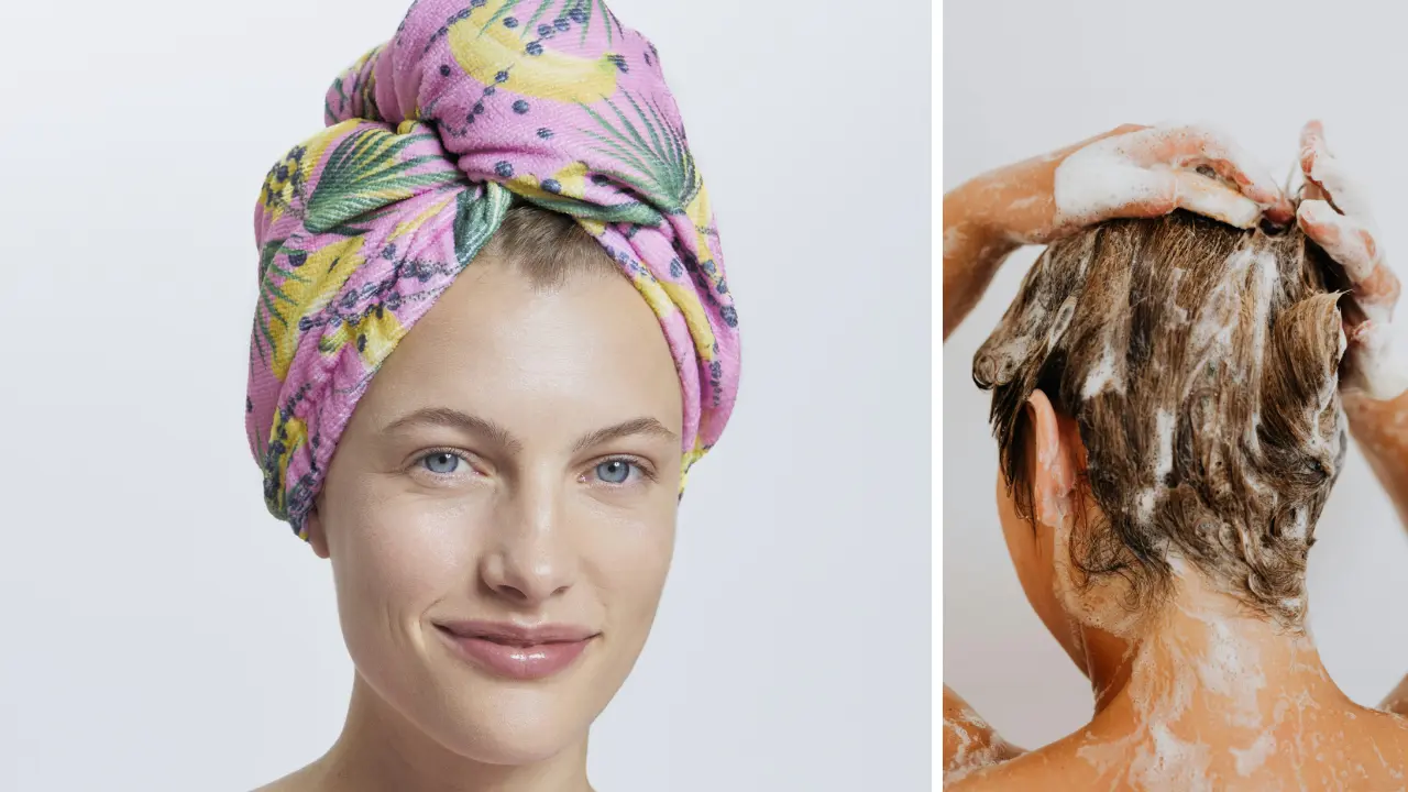 Turbante microfribra para cabelo