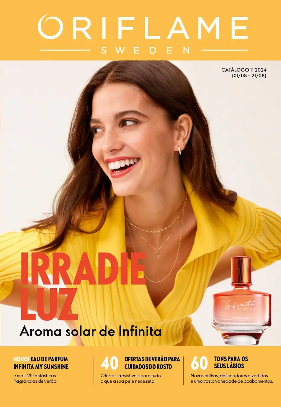 Capa do Catálogo 11 de 2024 da Oriflame