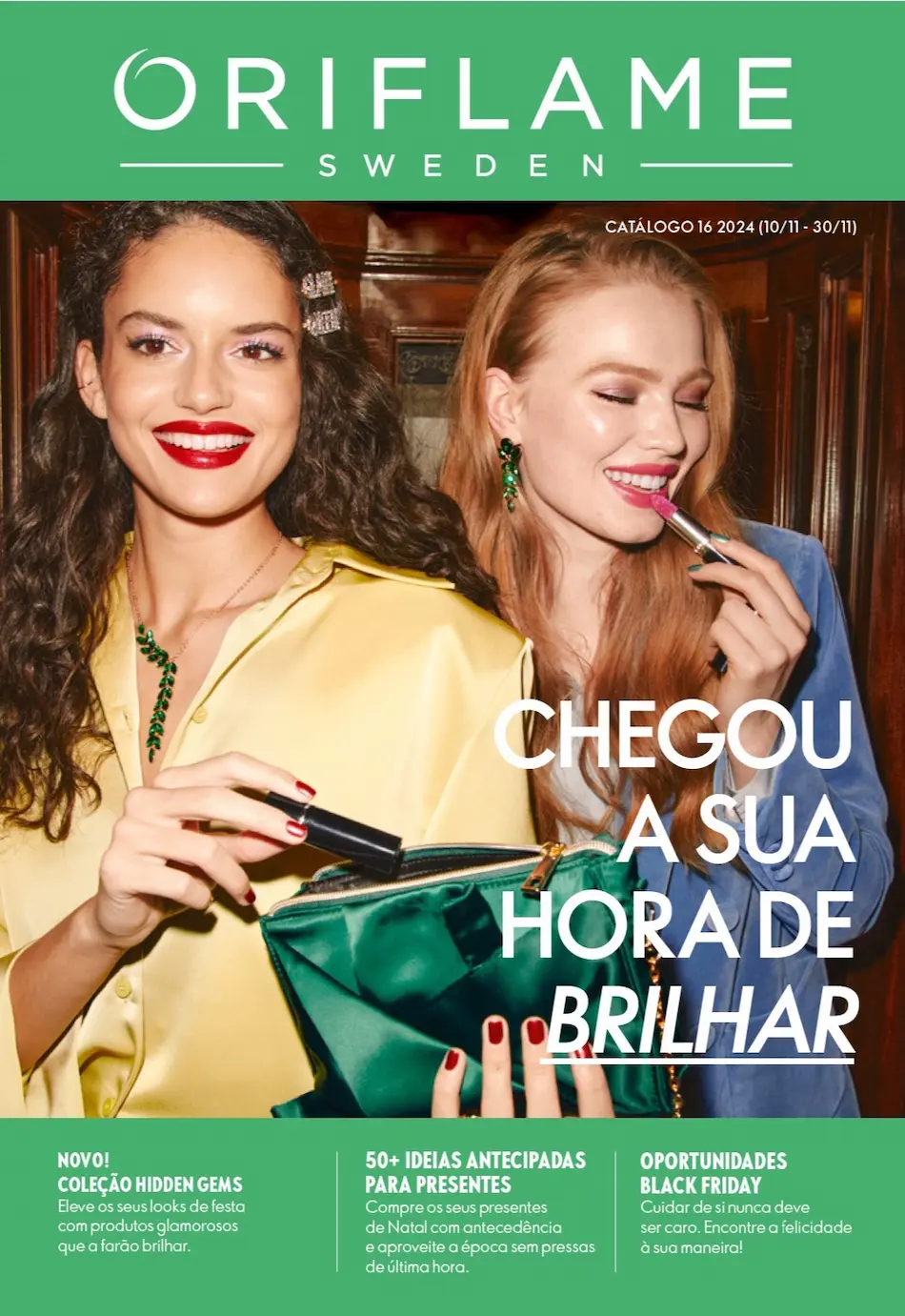 Capa do Catálogo 16 de 2024 da Oriflame