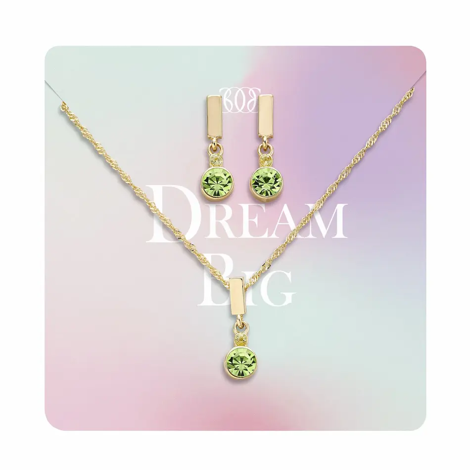 Conjunto Joias Girl Power Peridot